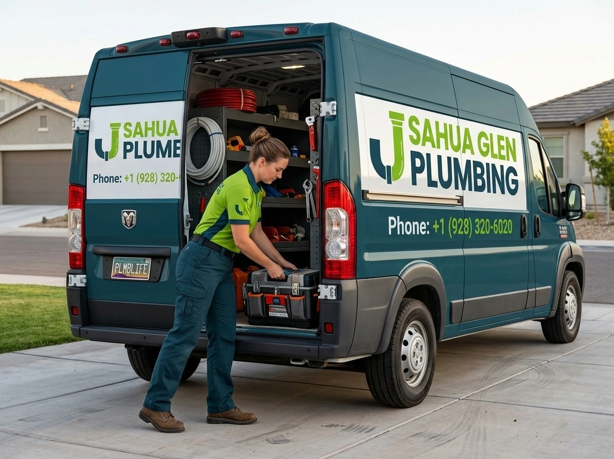Fully Loaded Mobile Service Van Sahua Glen Plumbing Glendale AZ